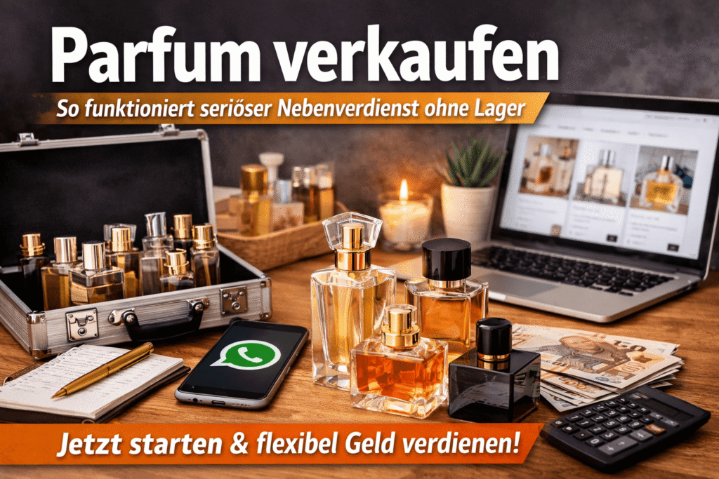 Parfum verkaufen als Nebenverdienst – seriöser Direktvertrieb ohne eigenes Lager