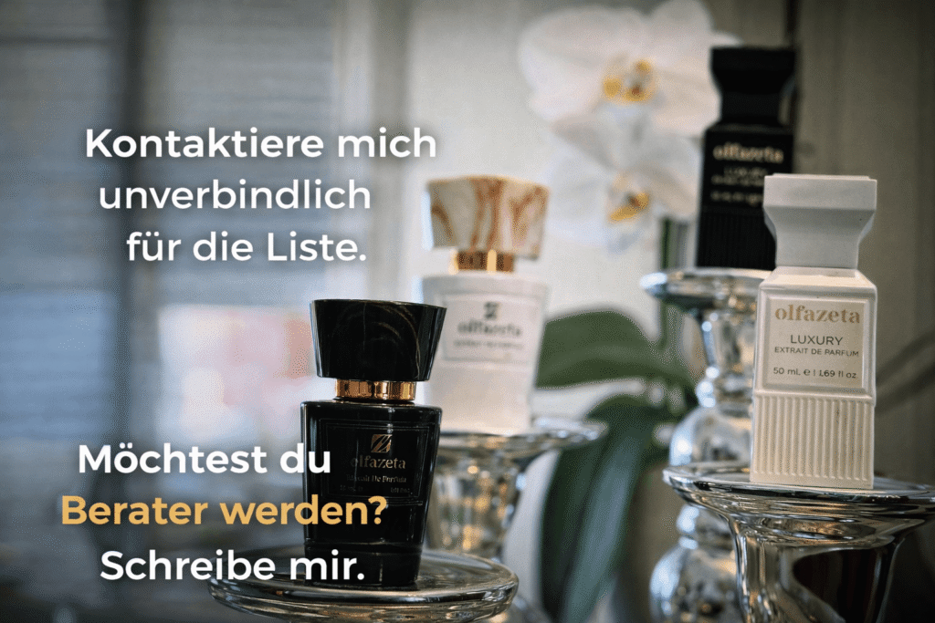 Aktuelle Chogan Parfum Liste mit Duftnoten & Beispielen. Jetzt unverbindlich per WhatsApp anfragen oder Berater werden.